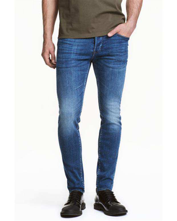 شلوار جین مردانه آبی H&M